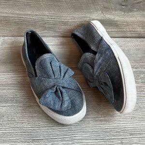 Nautica Conaway knot light blue denim slip on loafer sneakers size 9.5